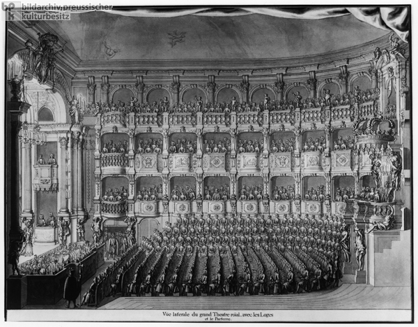 A Performance at the Old Dresden Opera House at the "Zwinger" (1719)